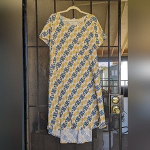 2XL Donald Duck LuLaRoe Carly Dress